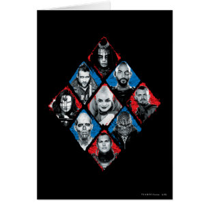 Suicide Squad   Task Force X Chequered Diamond