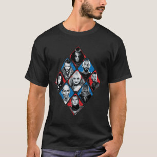 Suicide Squad Task Force X Chequered Diamond T-Shirt