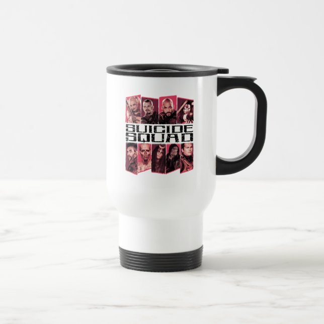 Suicide Squad | Task Force X Group Emblem Travel Mug (Right)