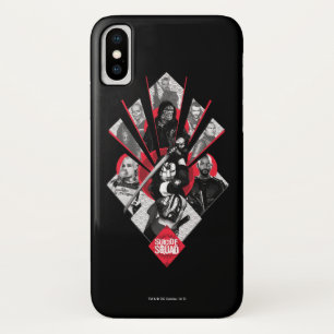 Suicide Squad Task Force X Japanese Graphic iPhone X Case