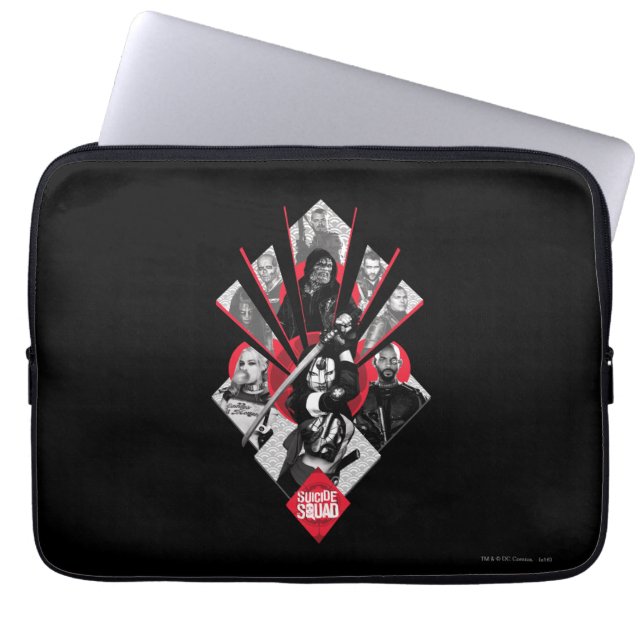 Suicide Squad | Task Force X Japanese Graphic Laptop Sleeve (Front)