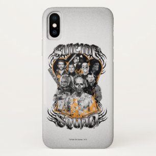 Suicide Squad   Task Force X Tribal Tattoo iPhone X Case
