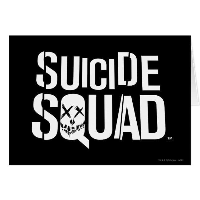 Suicide Squad | White Logo (Front Horizontal)