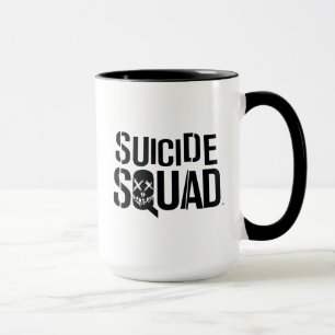 Suicide Squad   White Logo Mug