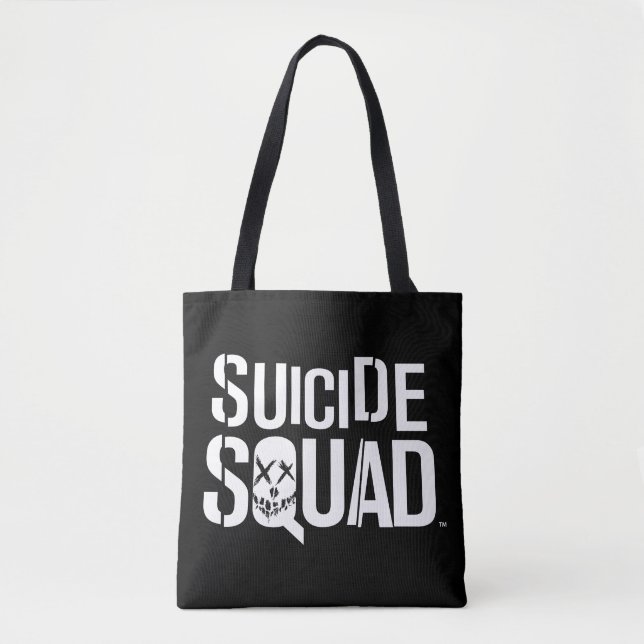 Suicide Squad | White Logo Tote Bag (Front)