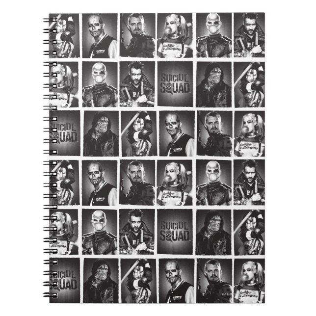 Suicide Squad | Yearbook Pattern Notebook (Front)
