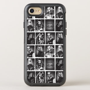 Suicide Squad   Yearbook Pattern OtterBox Symmetry iPhone 8/7 Case