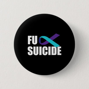 Suicide Suicide Awareness Ribbon Suicide Preventio 6 Cm Round Badge