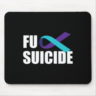 Suicide Suicide Awareness Ribbon Suicide Preventio Mouse Mat
