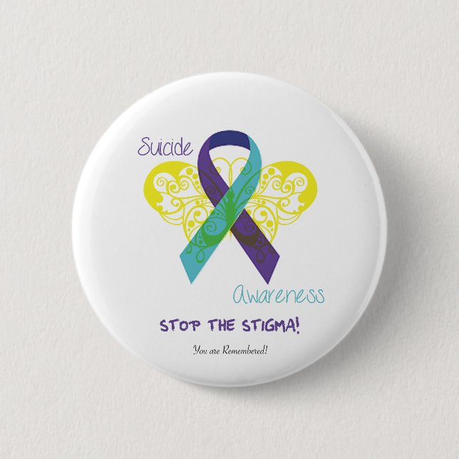SuicideAwareness.png 6 Cm Round Badge (Front)