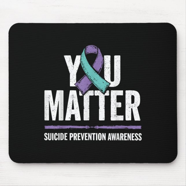 Suicides Prevention Shirts Suicide Awareness  Mouse Mat (Front)