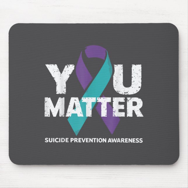 Suicides Prevention Shirts Suicide Awareness  Mouse Mat (Front)