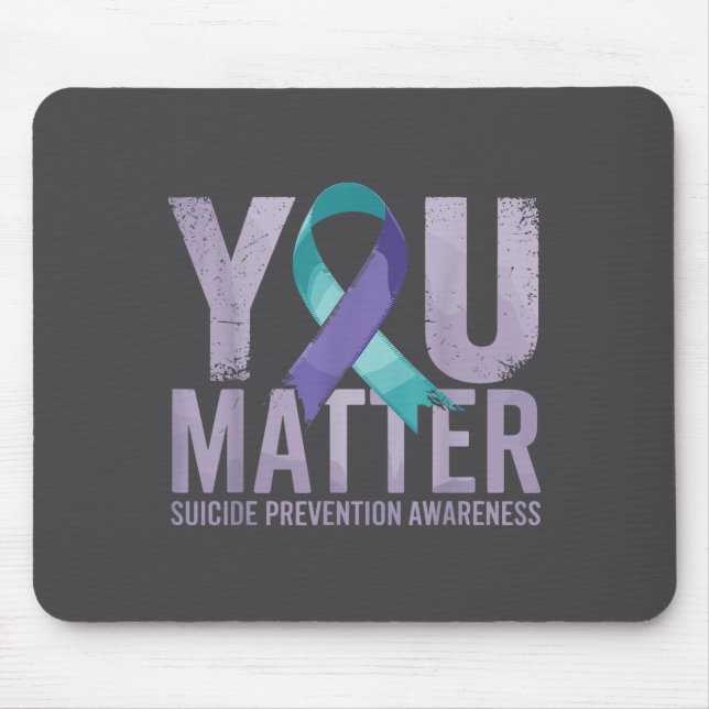 Suicides Prevention Shirts Suicide Awareness  Mouse Mat (Front)