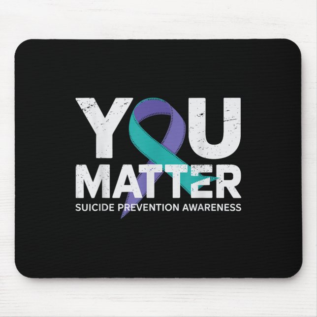 Suicides Prevention Shirts Suicide Awareness  Mouse Mat (Front)