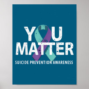 Suicides Prevention Shirts Suicide Awareness  Poster