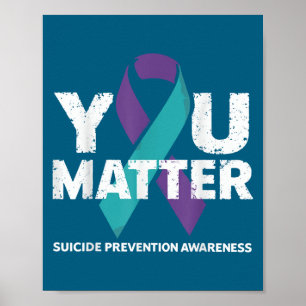 Suicides Prevention Shirts Suicide Awareness Poster