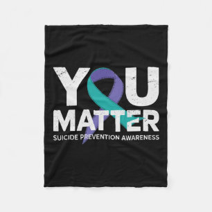 Suicides Prevention Shirts Suicide Awareness T Shi Fleece Blanket