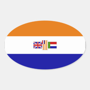 Suid-Afrika Oval Sticker