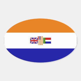 Suid-Afrika Oval Sticker