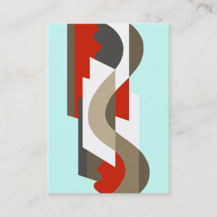 SUISSE: Art Deco Moderne: Sixties Office, Mad Men Business Card