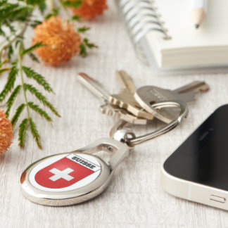 Suisse Coat of Arms | Switzerland Flag Key Ring