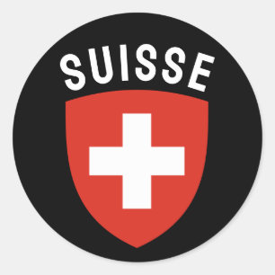 Suisse (French-speaking Switzerland) Classic Round Sticker