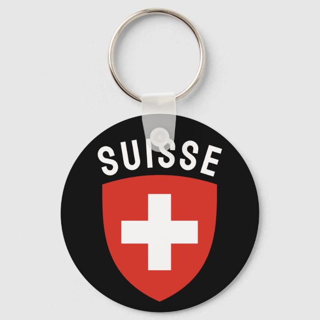Suisse (French-speaking Switzerland) Key Ring (Front)