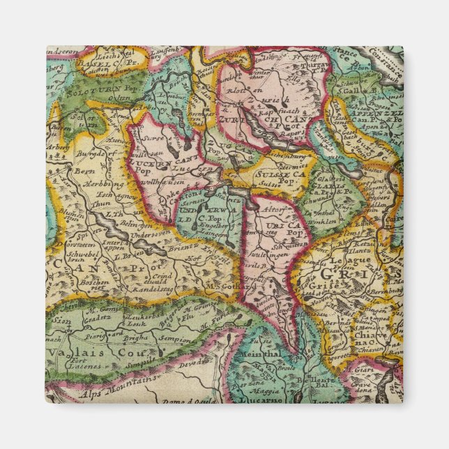 Suisse or Switzerland Magnet (Front)