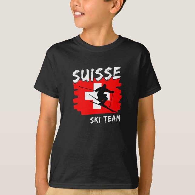 Suisse Ski  T-Shirt (Front)