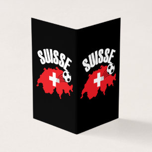 Suisse Switzerland Map Soccer
