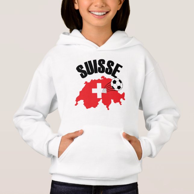 Suisse Switzerland Map Swiss Soccer (Front)