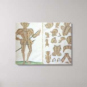 Suit of Armour for Sir Henry Lee, from 'An Elizabe Canvas Print