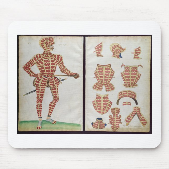 Suit of Armour for The Duke of Worcester, 1589 Mouse Mat (Front)