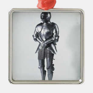 Suit of armour with poulaines, c.1480 metal tree decoration