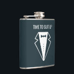 Suit Up - Flask<br><div class="desc">A special gift for your Groomsmen.</div>