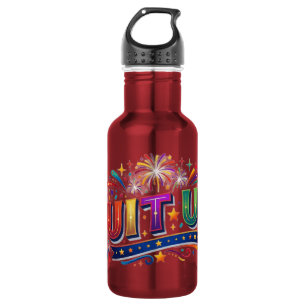 Suit Up! – Motivational Typography Graphic T-Shirt 532 Ml Water Bottle