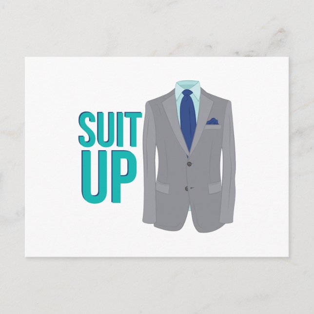 Suit Up Postcard (Front)