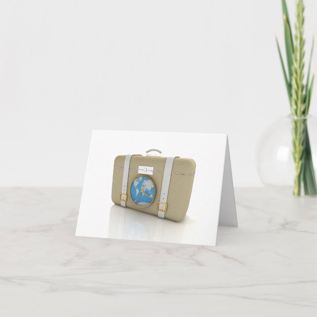 Suitcase For Travel Note Cards (Creator Uploaded)
