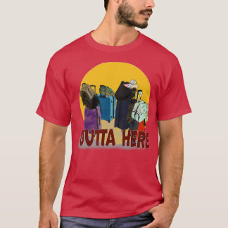 Suitcases Packed Outta Here T-Shirt