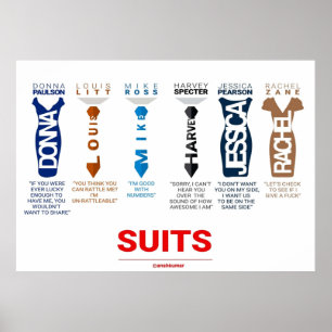 SUITS  DIALOGUE  SUITS FAMILY POSTER