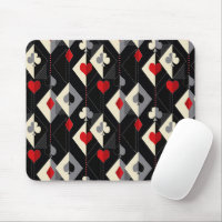 Suits of playing cards in poker. 