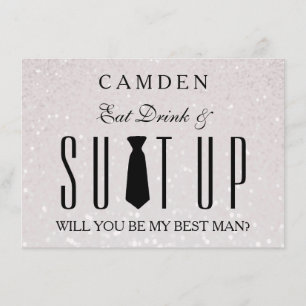 Suitup Will you be my Bestman Invitation