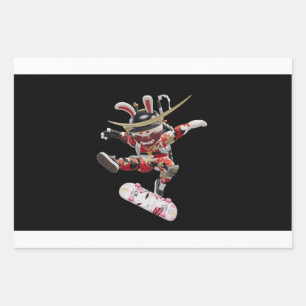 Suji Samurai Skater v2 NFT Artisans SamurAI Wrapping Paper Sheet