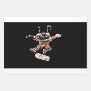 Suji Samurai Skater v5 NFT Artisans SamurAI Wrapping Paper Sheet