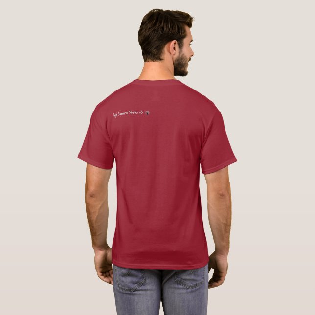 Suji Samurai Skater v5 T-Shirt (Back Full)