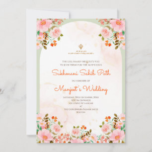 Sukhmani path invite as Akhand Path invitations