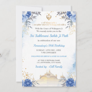 Sukhmani Sahib Path Birthday Card