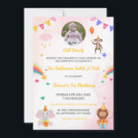 Sukhmani Sahib Path Invitation, 1st Birthday Card<br><div class="desc">Make your child birthday celebration memorable & Invite your guests with this beautiful floral Sri Sukhmani Sahib Path baby birthday invitation template. Save time and money by sending your invitations electronically. All wording are editable according to your function and Its perfect for birthdays. This Invitation is available as a instant...</div>