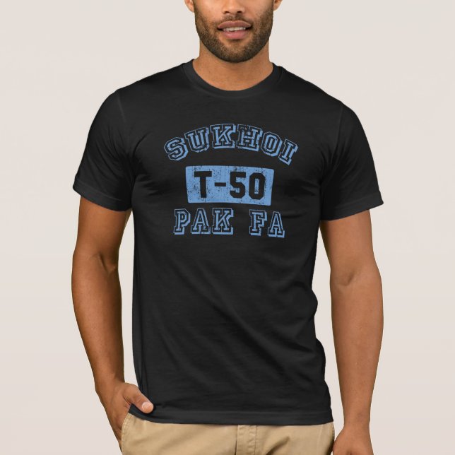 Sukhoi PAK FA - BLUE T-Shirt (Front)