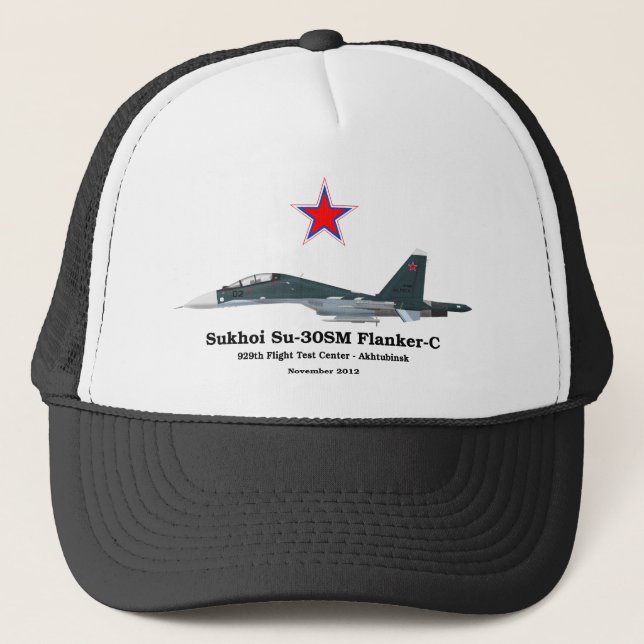 Sukhoi Su-30SM Flanker-C VKS Trucker Hat (Front)